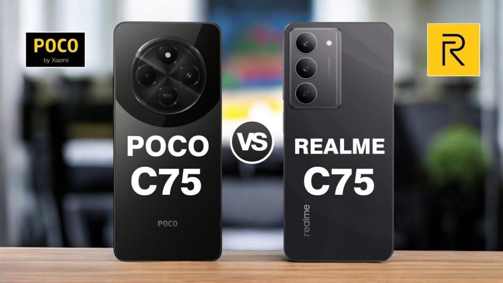 POCO C75 vs realme C75: comparación de móviles baratos